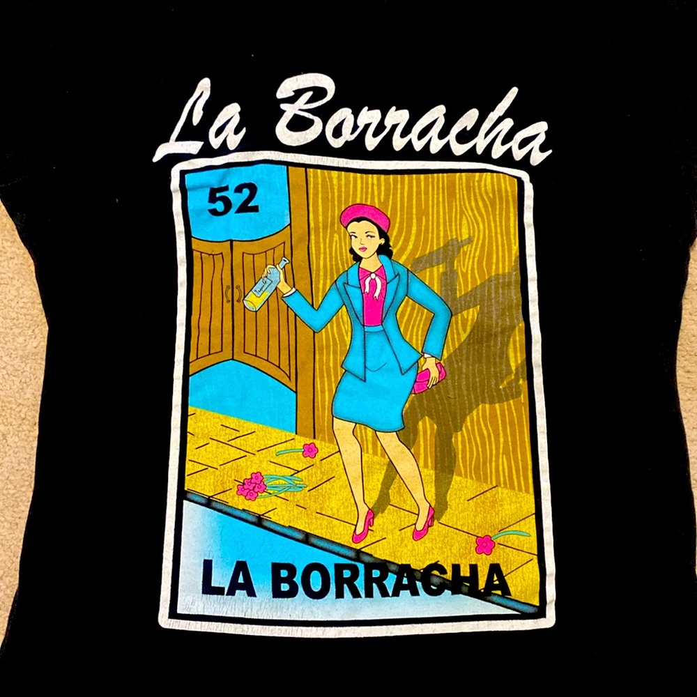 Lotería T-Shirt La Borracha